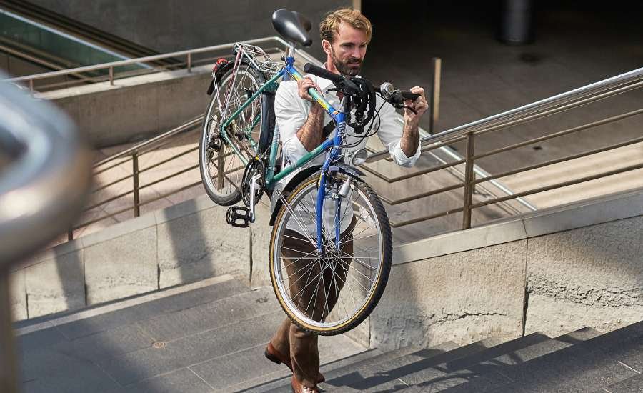 How Do You Carry an Ebike Up and Down Stairs?