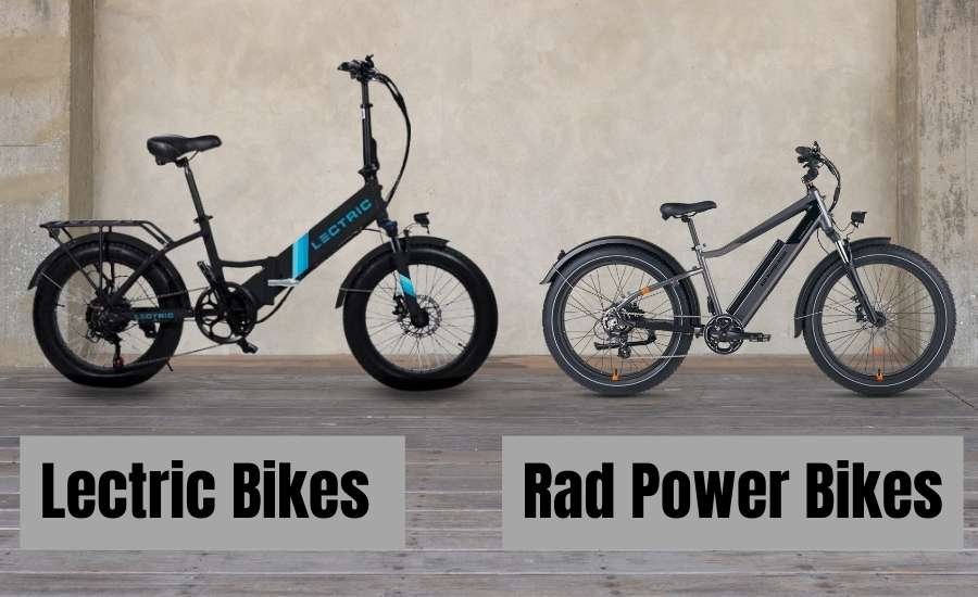 Features and Specifications Comparison Between Lectric and Rad Power Bikes