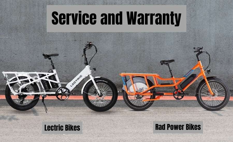 After-sales Service and Warranty Offered by Lectric and Rad Power Bikes