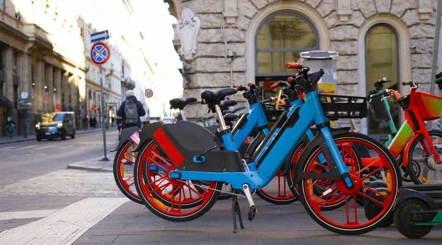 E-Bikes in European Cities