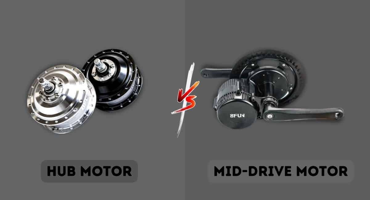 Ebike Hub Drive vs Mid drive Motors How to Choose the Right Motor for